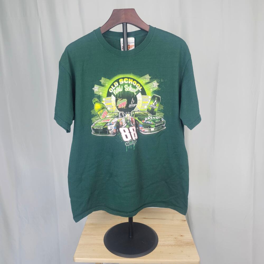 Dale Earnhardt Jr NASCAR Graphic Tee Winner’s Circle L Vintage Y2K Style